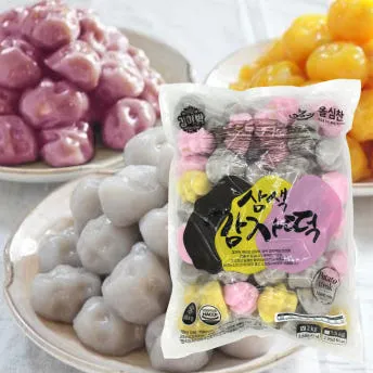 올심찬 삼색 감자떡 2kg 동부앙금 아침 식사대용떡