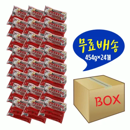 슈페리어 부대후랑크소시지 1박스 (454g×24개)