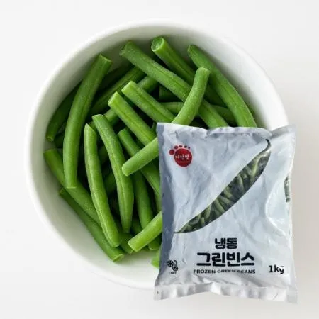 냉동 그린빈 1kg 그린빈스홀