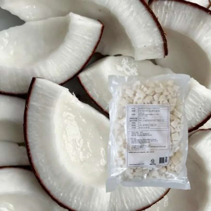 냉동 코코넛과육 100% 코코넛미트 1kg 이미지