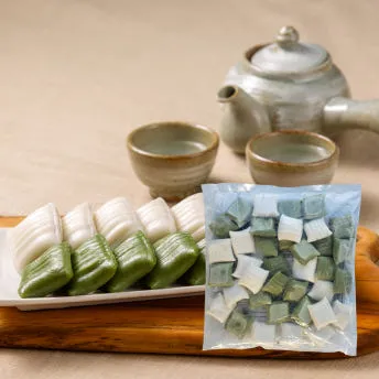 앙금절편 1.5kg 흰색 쑥색 2색 첨가물없이 만든 굳지않는 떡