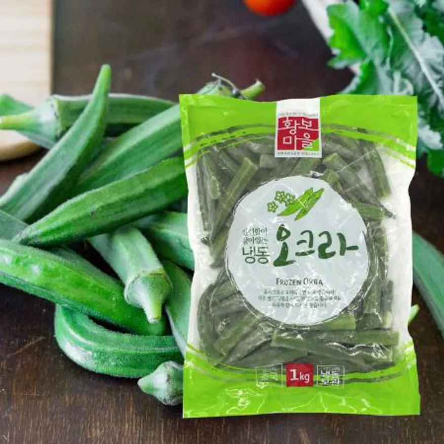 냉동 오크라 1kg×10개 이미지