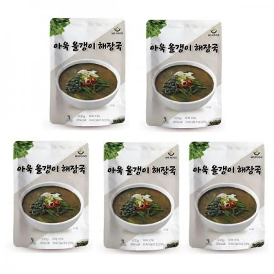 아욱 올갱이 해장국 500g (구수하고 시원한 간편식) x 5개 이미지