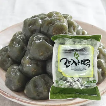 올심찬 쑥 감자떡 2kg 동부앙금 아침 식사대용떡