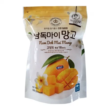 태국산 프리미엄 냉동 남독마이 망고 500g (18Brix 고당도)