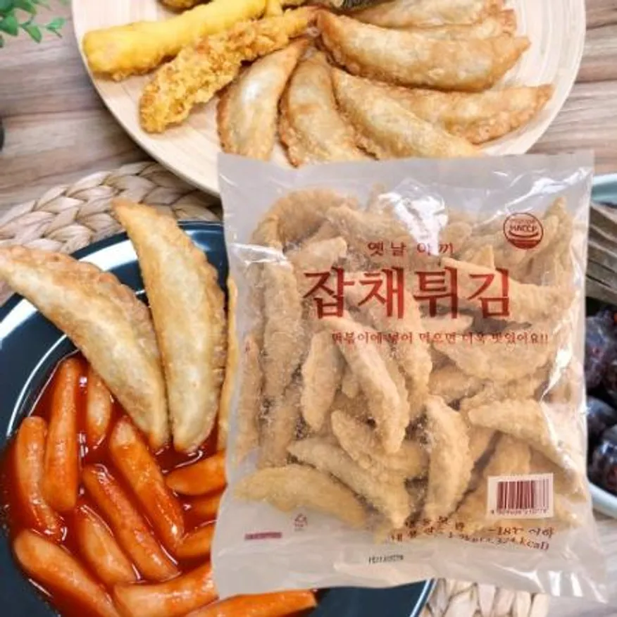 만복 잡채튀김만두 대용량 1.2kg 야끼만두 잡채만두 이미지