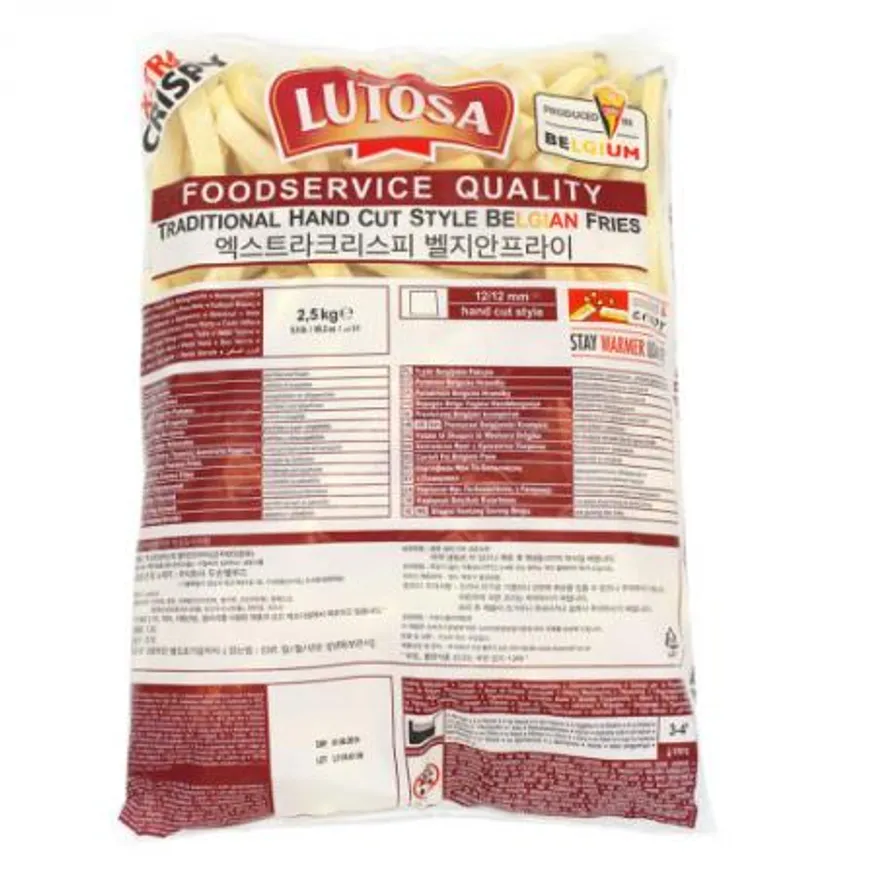 루토사 감자튀김 벨지안프라이 1박스(2.5kgx4개) 이미지