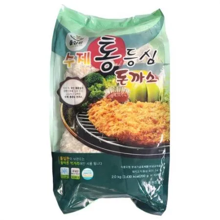 올심찬 수제통등심돈까스 2kg(200g×10ea)