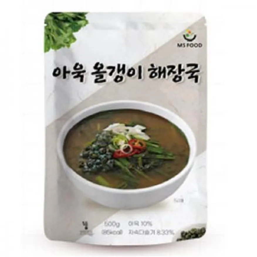 아욱 올갱이 해장국 500g (구수하고 시원한 간편식) x 5개 이미지