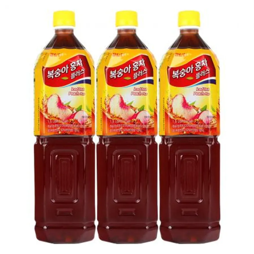 담터 복숭아홍차 플러스 1.5L X 12페트 이미지