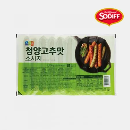 소디프 청양고추맛소시지 1kg
