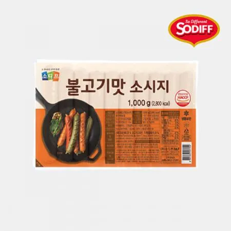 소디프 불고기맛소시지 1kg