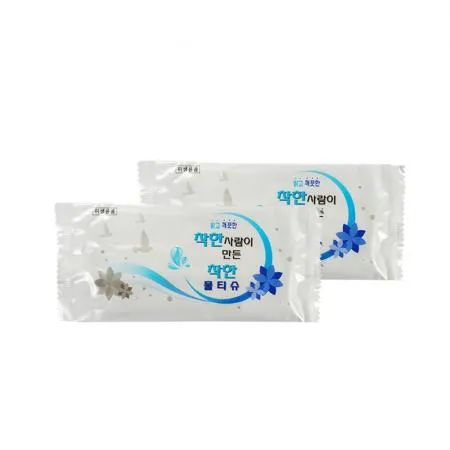 업소용 개별 1매 착한물티슈 40g 400매 800매