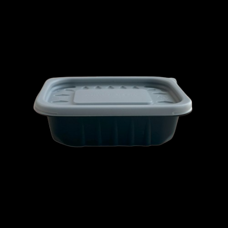 사각반죽용기 소 블랙 EH 미니죽용기 반죽용기 600개 300ml