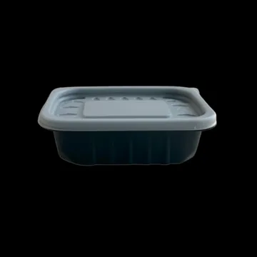 사각반죽용기 소 블랙 EH 미니죽용기 반죽용기 600개 300ml