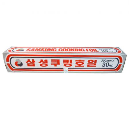 삼성쿠킹호일 30cm * 30HO * 15㎛ 50개 업소 주방 가정 식자재