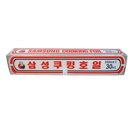 삼성쿠킹호일 33cm * 30HO * 15㎛ 50개 업소 주방 가정 식자재