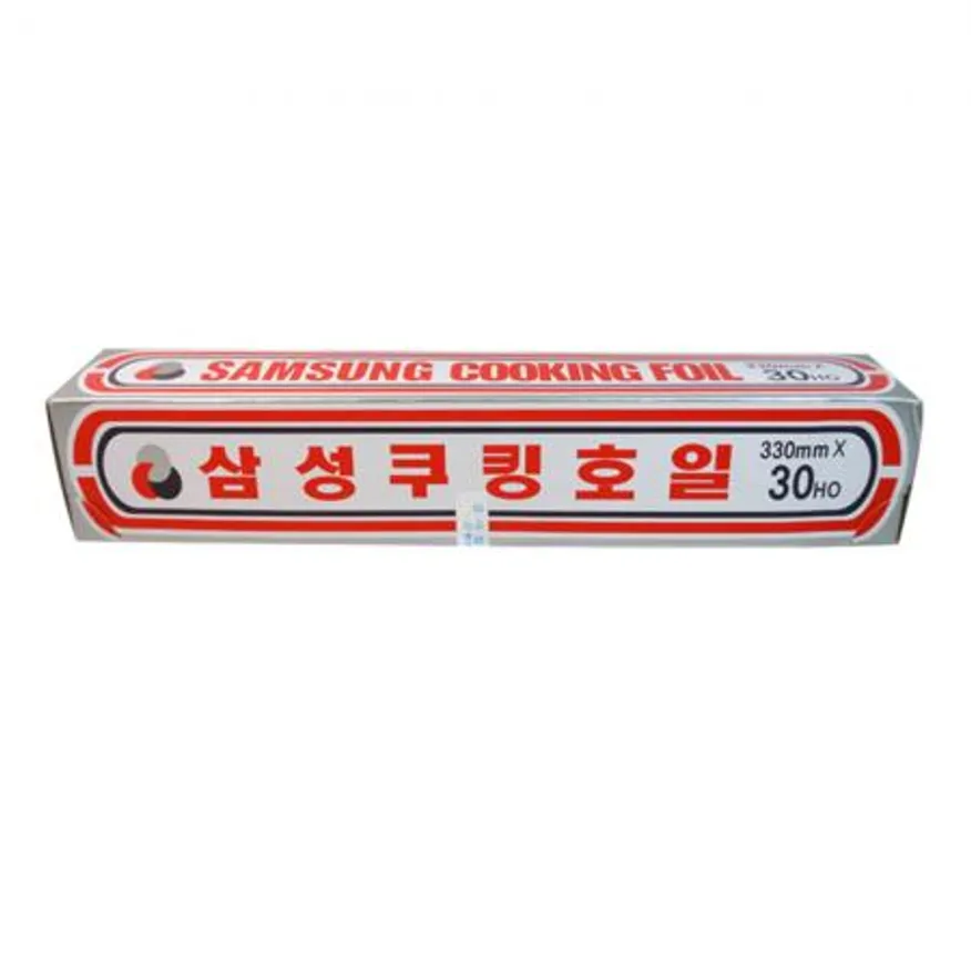 삼성쿠킹호일 33cm * 30HO * 15㎛ 50개 업소 주방 가정 식자재 이미지