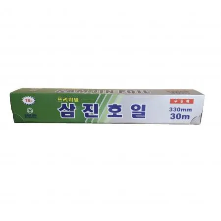 삼진쿠킹호일 33cm * 30m * 18㎛ 30개 업소 주방 두꺼운 가정 식자재