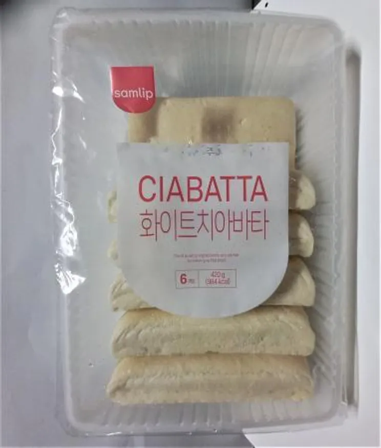 화이트치아바타(6개입) 이미지