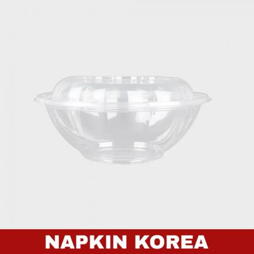 샐러드 용기 HY24 (용기+뚜껑) 세트 150개입 이미지