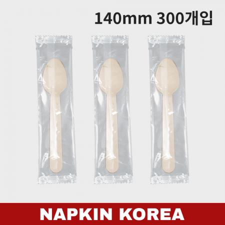 우드스푼 개별포장(140mm) 300개입