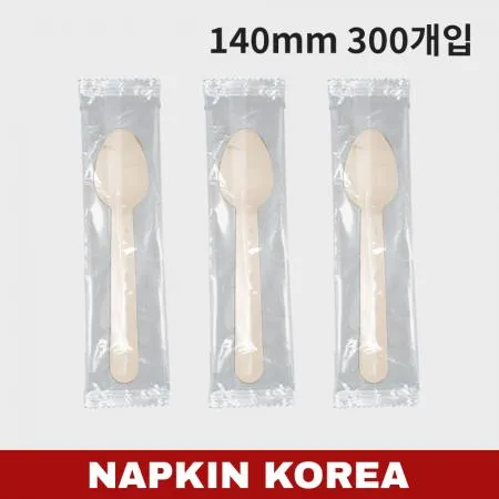 우드스푼 개별포장(140mm) 300개입