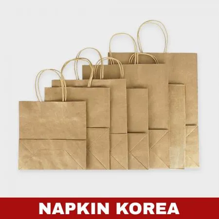 크라프트 무지 옵셋쇼핑백 10호 200개입 이미지