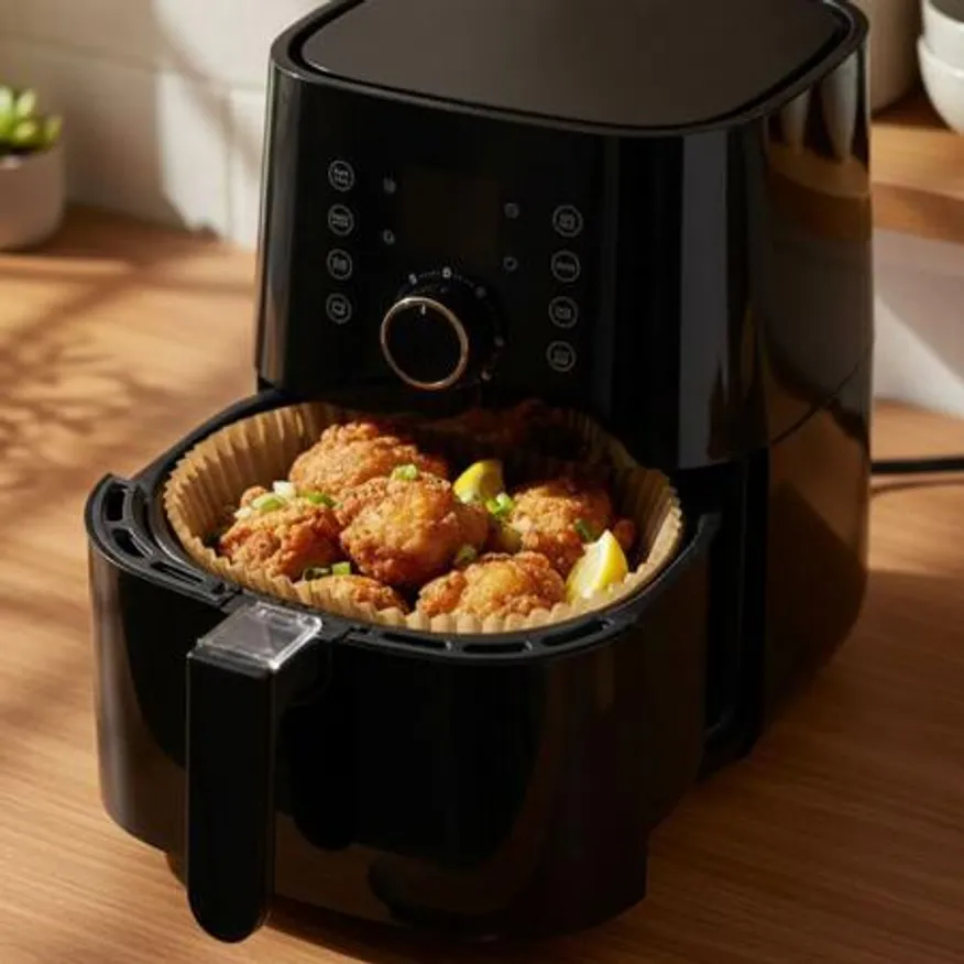 그린리빙 에어프라이어 종이호일 (원형/16cm) 2000개입 이미지