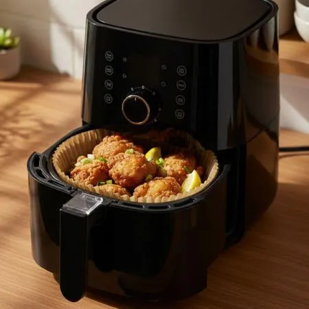 그린리빙 에어프라이어 종이호일 (원형/16cm) 2000개입 이미지