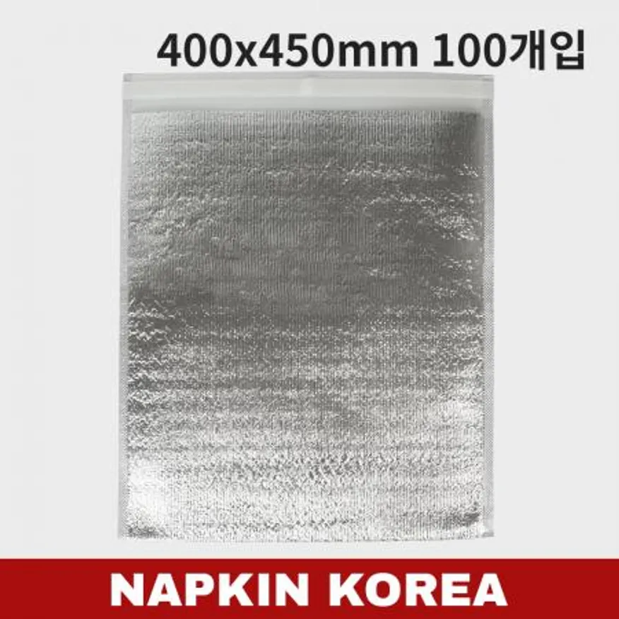 은박 보온보냉팩 40x45 100개입 이미지