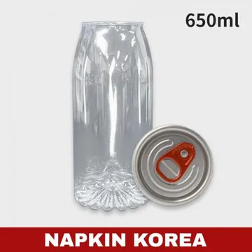 PET 투명캔 YQ650 세트 100개입