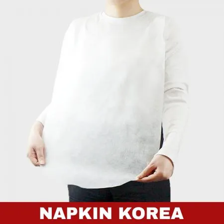 일회용 부직포 앞치마 화이트 1000개입 이미지