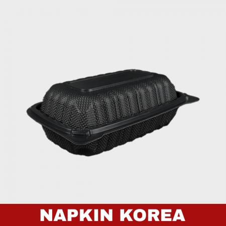 원터치 도시락용기 WL-96 블랙 200개입