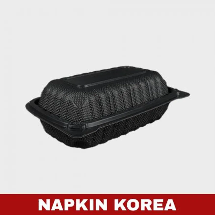 원터치 도시락용기 WL-96 블랙 200개입 이미지