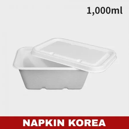펄프용기 DBH-1000 (용기+펄프뚜껑) 세트 500개입