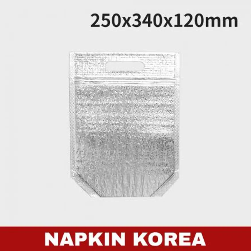 손잡이 스탠드형 보온보냉팩 25x34x12 100개입 이미지