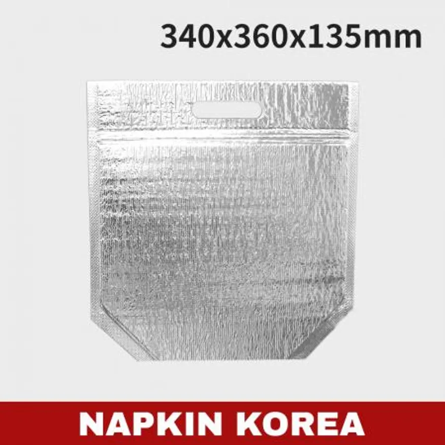 손잡이 스탠드형 보온보냉팩 34x36x13.5 100개입 이미지