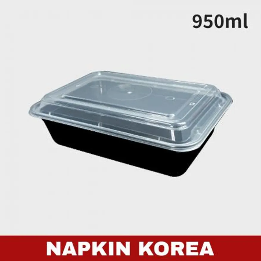 럭셔리 사각용기 HC-32S (용기+뚜껑) 세트 150개입 이미지