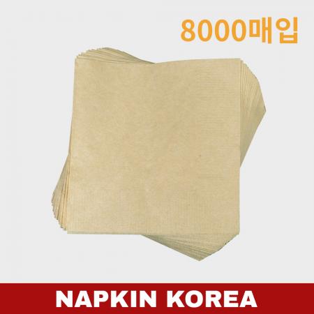 실속형 친환경 대나무 무지 냅킨 1박스 8000매입