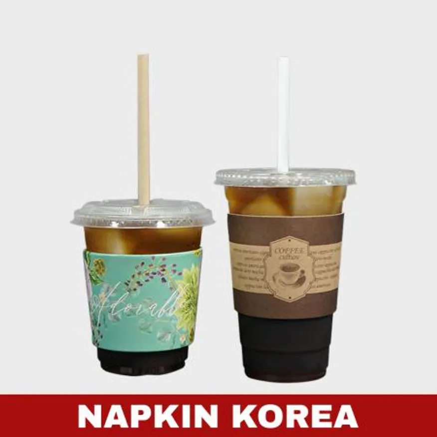21cm 종이빨대 벌크포장 (박스단위) 화이트 10000개입 이미지