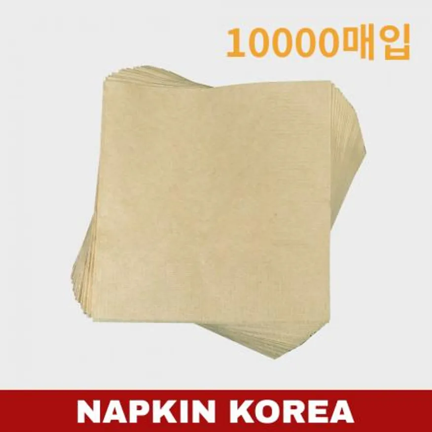 무형광 대나무 무지 냅킨 1박스 10000매입 이미지