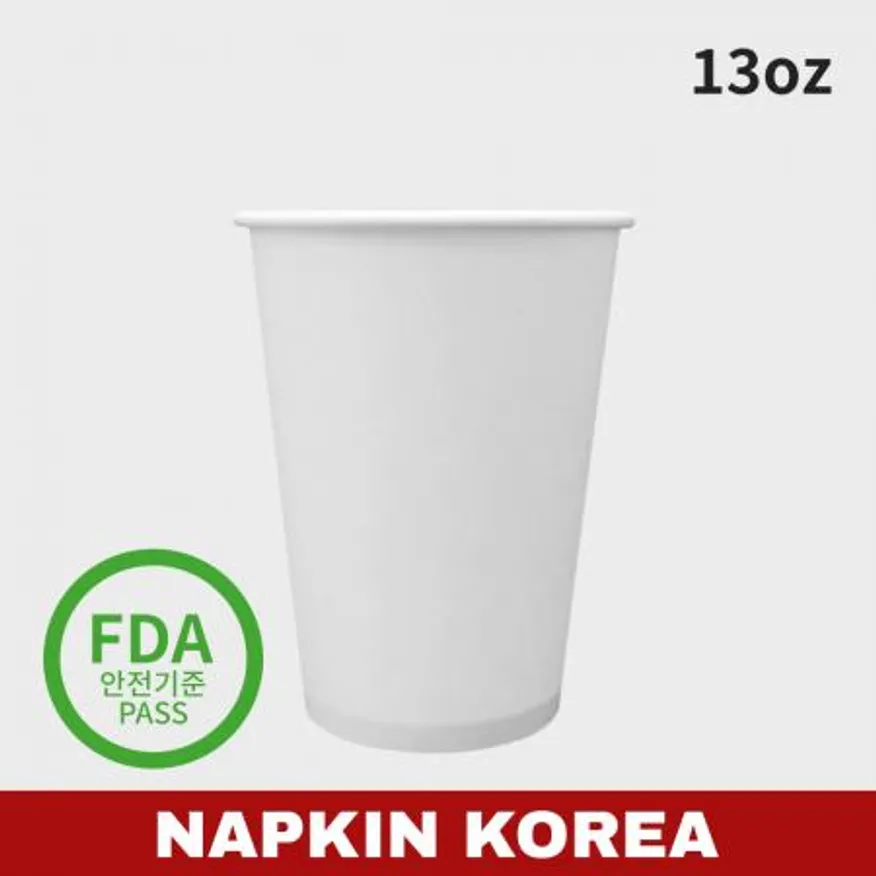 무지 친환경 종이컵 (고급형) 13oz 1000개입 이미지