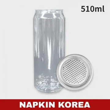 PET 투명캔 YQ500 세트 100개입