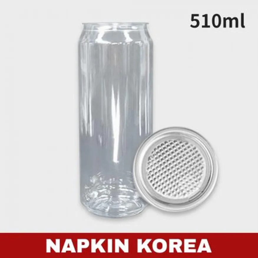 PET 투명캔 YQ500 세트 100개입 이미지