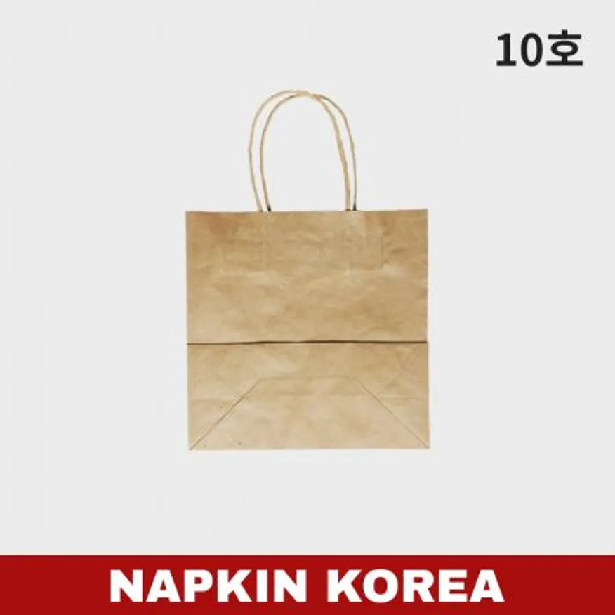 크라프트 무지 옵셋쇼핑백 10호 200개입 이미지