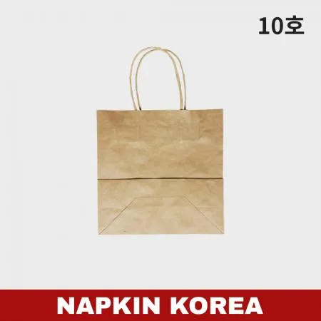 크라프트 무지 옵셋쇼핑백 10호 200개입 이미지