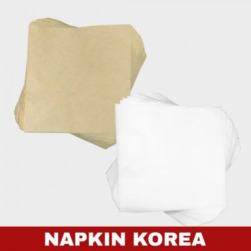 친환경 대나무 무지 냅킨(소량) 1박스 2200매입 이미지