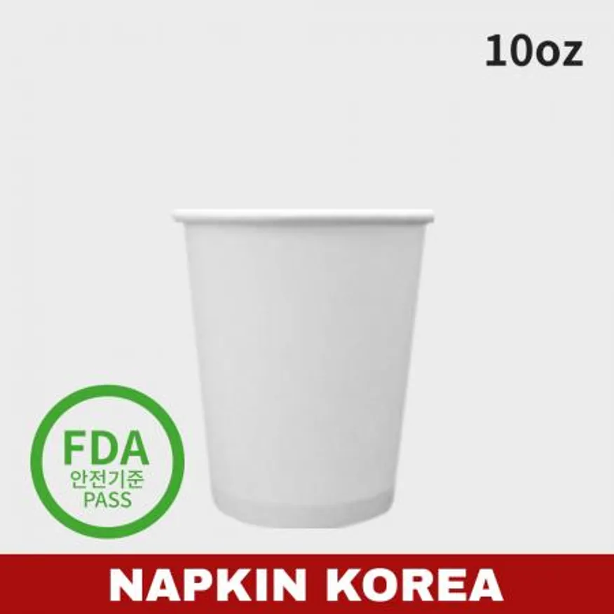무지 친환경 종이컵 (실속형) 10oz 1000개입 이미지