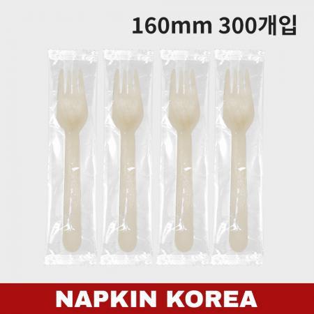 우드포크 개별포장(160mm) 300개입